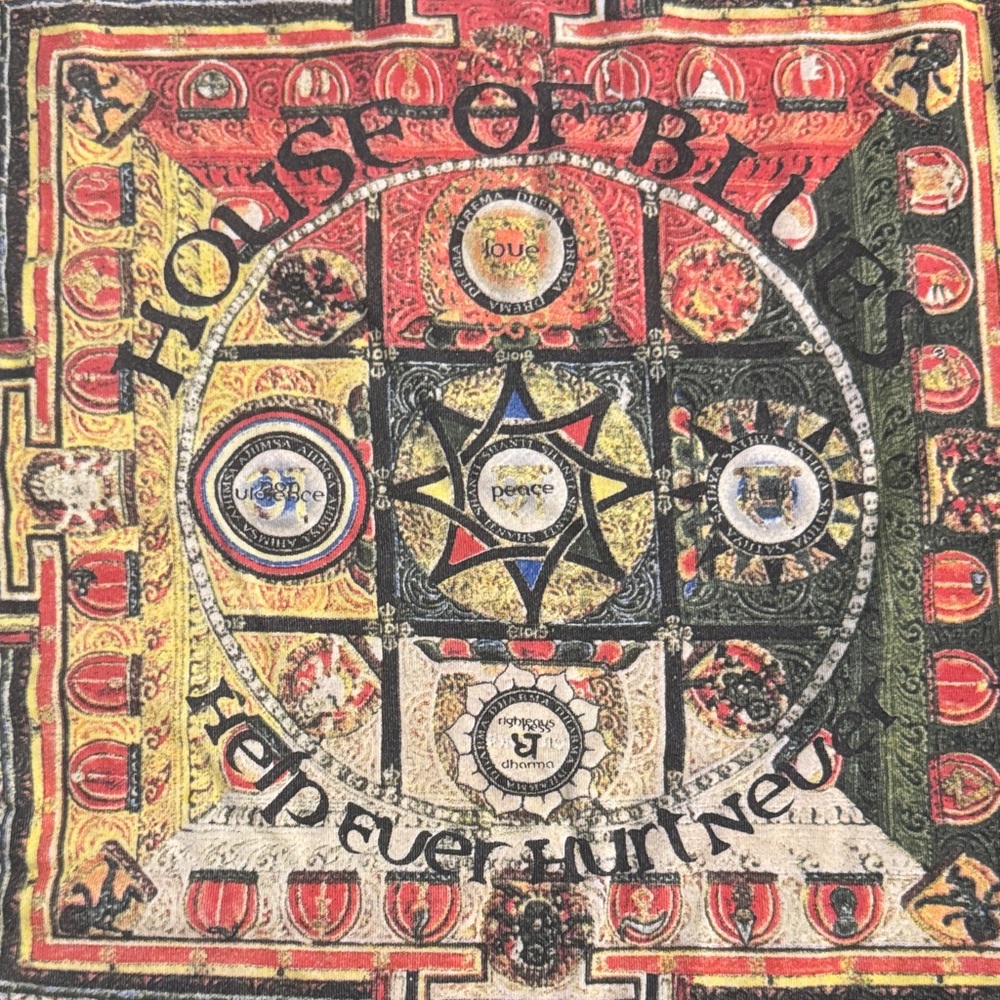Vintage house of blues Artistic Tee with mandala - Picture 3 of 4